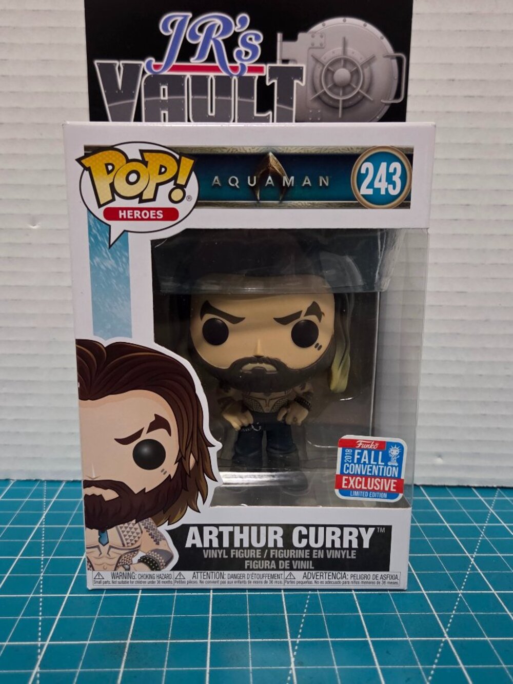Funko POP Heroes DC Aquaman Arthur Curry 243 Vinyl Figure